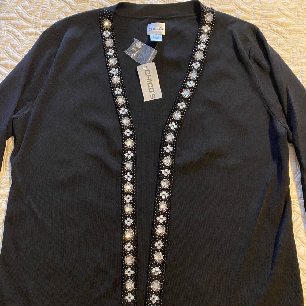 Ladies Beaded Cardigan